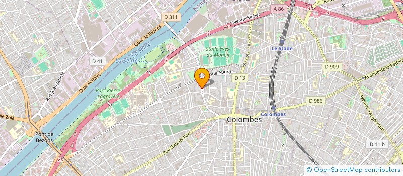 localisation de l'entreprise L'ESPACE TELECOM  COLOMBES