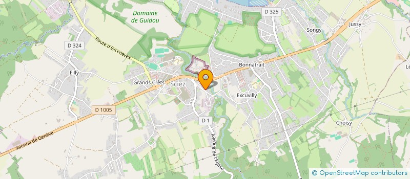localisation de l'entreprise L'ESPACE TEMPS à SCIEZ