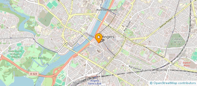 localisation de l'entreprise L ESPACE VIVE LES VACANCES à ANGERS