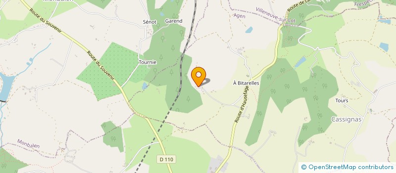 localisation de l'entreprise L'ESPACE YOGA AGEN  CASSIGNAS