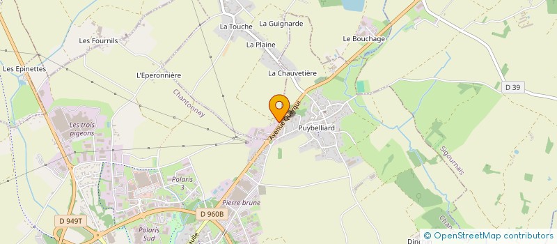 localisation de l'entreprise L'ESPADE  SAINT-GERMAIN-DE-PRINCAY