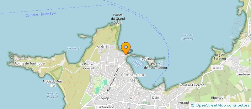 localisation de l'entreprise L'ESPADON à CAMARET-SUR-MER