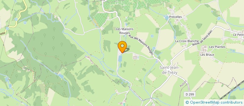 localisation de l'entreprise L'ESPADON  SAINT JEAN DE TREZY