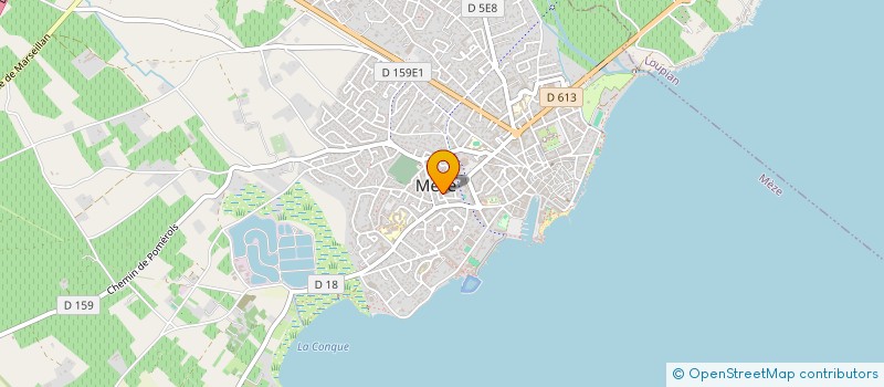 localisation de l'entreprise L ESPANGASSAT à MEZE