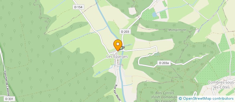 localisation de l'entreprise L'ESPARGE à LES EPARGES