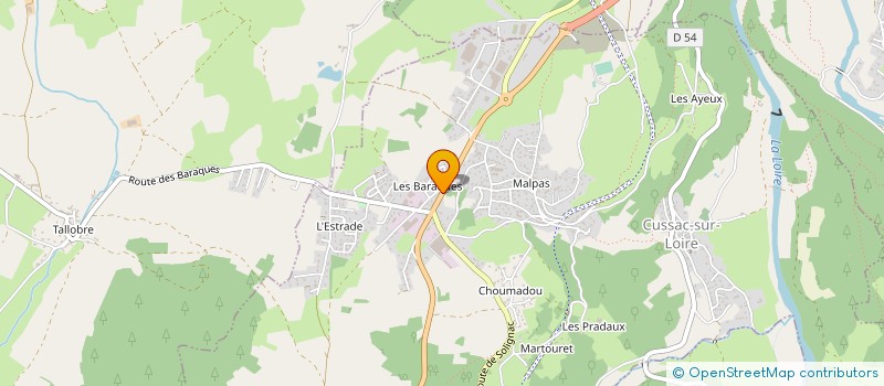 localisation de l'entreprise L ESPAVIOTE à CUSSAC-SUR-LOIRE