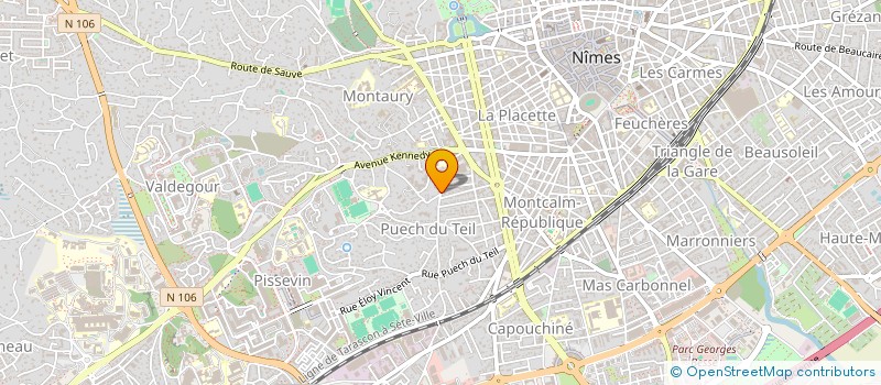 localisation de l'entreprise L'ESPELIDO à NIMES