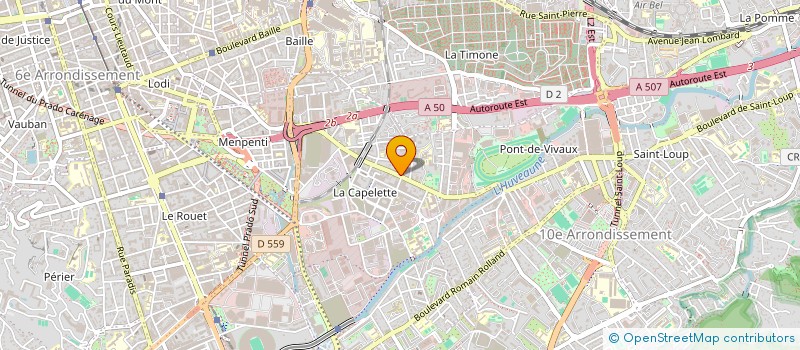 localisation de l'entreprise L ESPERANCE 13 à MARSEILLE