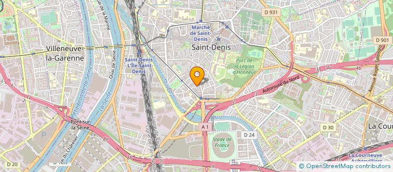 localisation de l'entreprise L'ESPERANCE à SAINT-DENIS