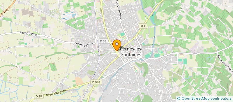localisation de l'entreprise L ESPERANCE  PERNES-LES-FONTAINES