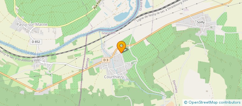 localisation de l'entreprise L'ESPERANCE  DORMANS