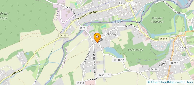 localisation de l'entreprise L'ESPERANCE à SAUSSAY