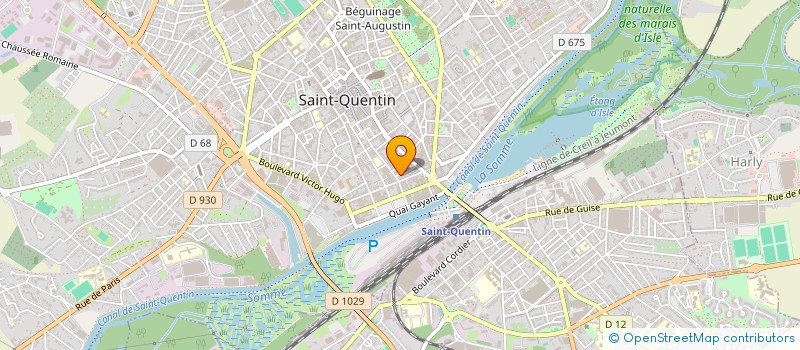 localisation de l'entreprise L'ESPERANCE à SAINT-QUENTIN