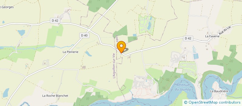 localisation de l'entreprise L'ESPERANCE  LA CHAPELLE-HERMIER