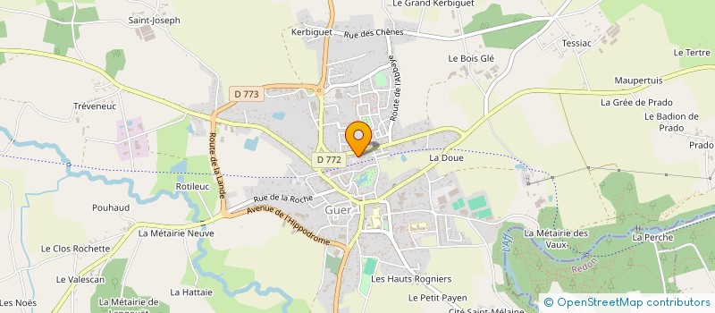 localisation de l'entreprise L'ESPERANCE à GUER