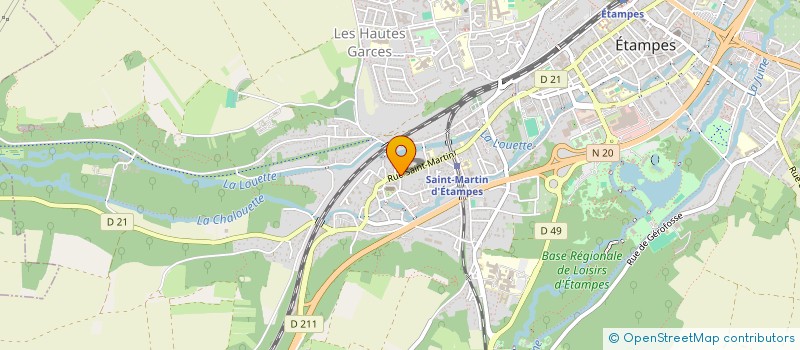 localisation de l'entreprise L'ESPERANCE 91 à ETAMPES