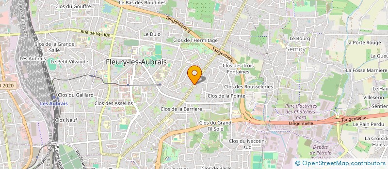 localisation de l'entreprise L'ESPERANCE DE FLEURY LES AUBRAIS à FLEURY-LES-AUBRAIS