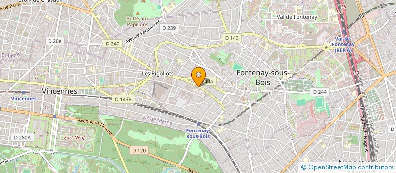 localisation de l'entreprise L'ESPERANCE DE FONTENAY SOUS BOIS à FONTENAY-SOUS-BOIS