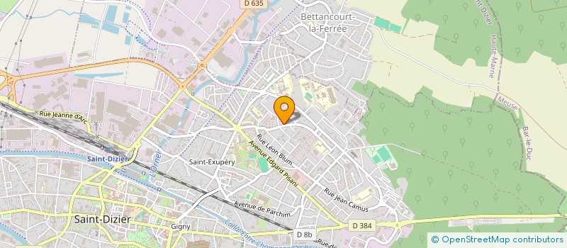 localisation de l'entreprise L'ESPERANCE DE ST DIZIER à SAINT-DIZIER