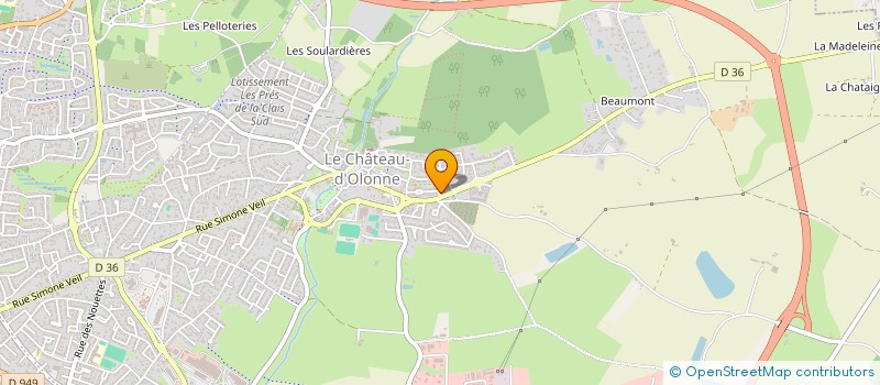 localisation de l'entreprise L'ESPERANCE DU PONT BERANGER à LES SABLES D'OLONNE