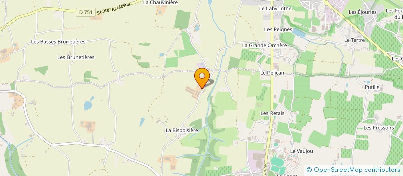 localisation de l'entreprise L'ESPERANCE SOLAIRE  MAUGES-SUR-LOIRE