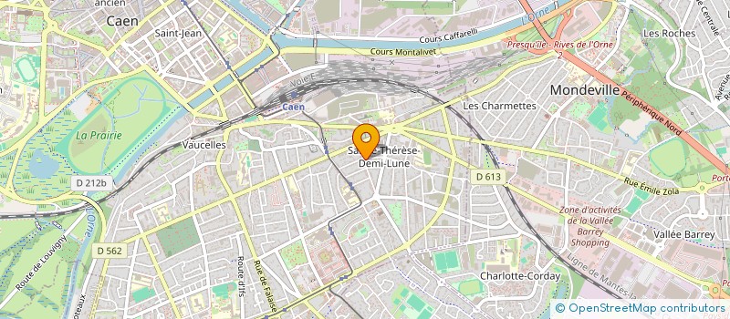 localisation de l'entreprise L'ESPERANZZA CLUB à CAEN