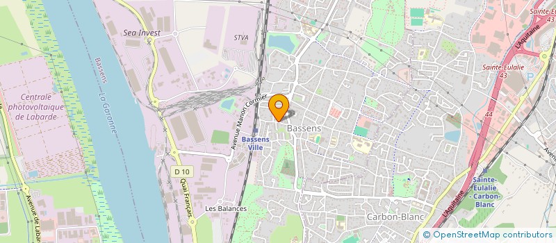 localisation de l'entreprise L ' ESPERLUETTE  BEGLES