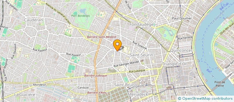 localisation de l'entreprise L ESPERLUETTE & CIE  BORDEAUX