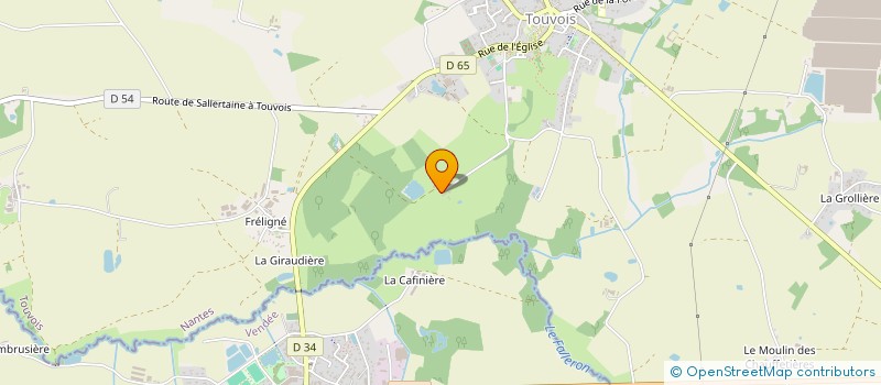 localisation de l'entreprise L'ESPIARDIERE  TOUVOIS