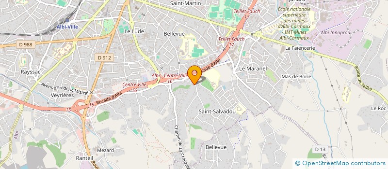 localisation de l'entreprise L'ESPIGAOU à ALBI