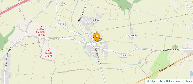 localisation de l'entreprise L'ESPINASSE  LEZOUX