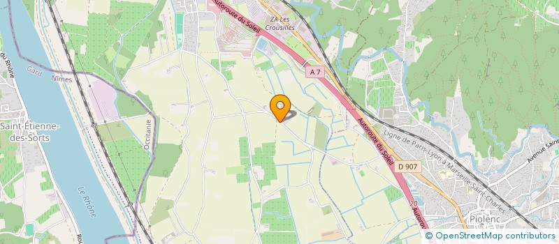 localisation de l'entreprise L'ESPINOUSE  MORNAS