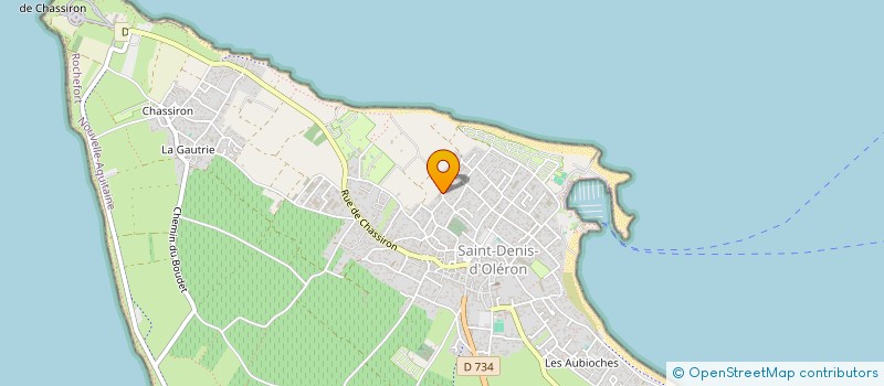 localisation de l'entreprise L'ESPIOTTE  SAINT-DENIS-D'OLERON