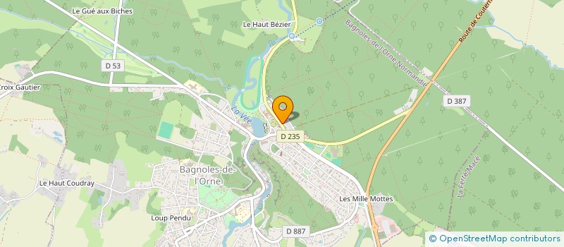 localisation de l'entreprise L'ESPLANADE DE BAGNOLES DE L'ORNE à BAGNOLES DE L'ORNE NORMANDIE