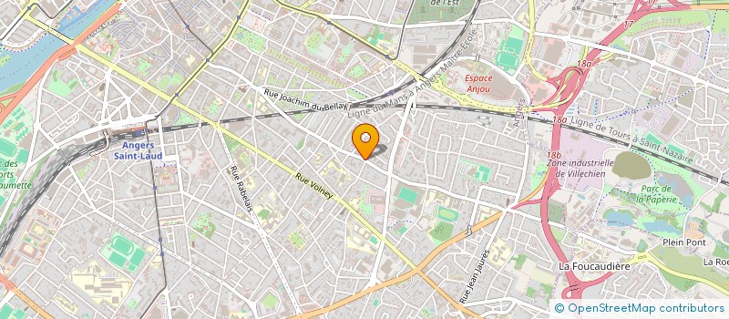 localisation de l'entreprise L ESPOIR à ANGERS