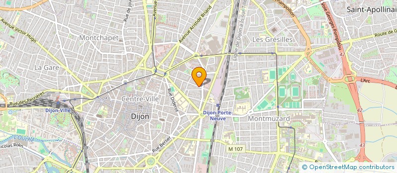 localisation de l'entreprise L'ESPOIR à DIJON