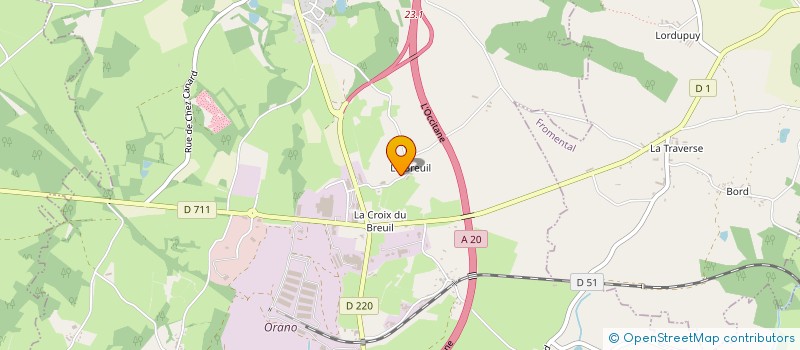localisation de l'entreprise L ESPOIR à SAINT-PARDOUX-LE-LAC