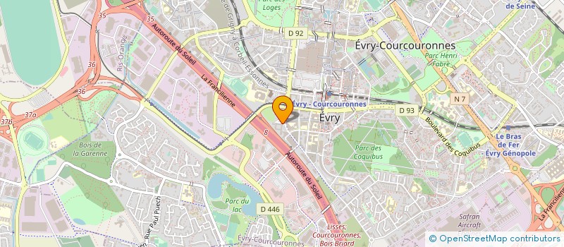 localisation de l'entreprise L'ESPOIR à EVRY-COURCOURONNES