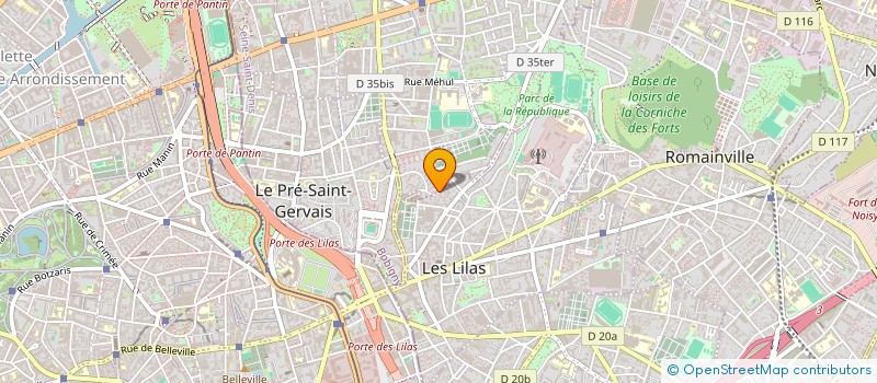 localisation de l'entreprise L ESPOIR à PANTIN