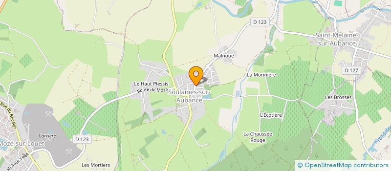 localisation de l'entreprise L'ESPOIR  SOULAINES-SUR-AUBANCE