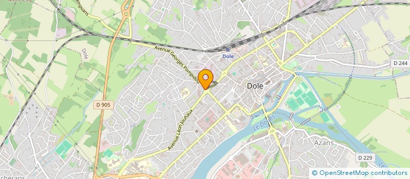 localisation de l'entreprise L'ESPOIR à DOLE