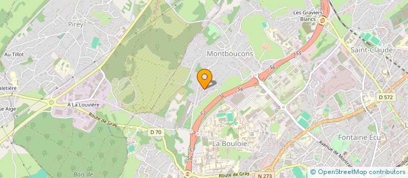 localisation de l'entreprise L'ESPOIR A L'HORIZON à BESANCON