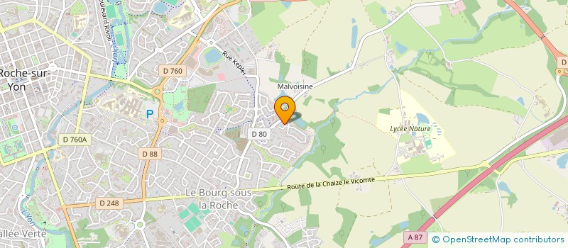 localisation de l'entreprise L ESPOIR BOURG SOUS LA ROCHE à LA ROCHE-SUR-YON