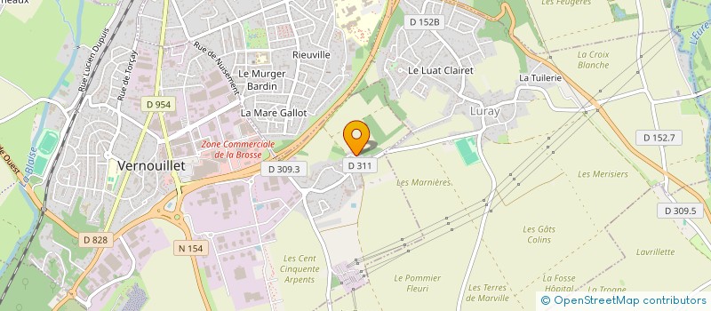 localisation de l'entreprise L'ESPOIR D'UN MONDE MEILLEUR à VERNOUILLET