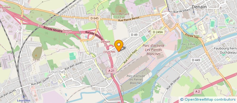 localisation de l'entreprise L ESPOIR D UNE SECONDE CHANCE  DENAIN