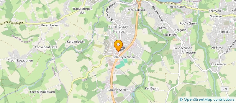 localisation de l'entreprise L'ESPOIR D'UNE TRIPELETTE  SAINT-QUAY-PERROS