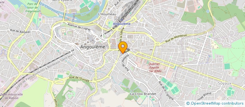 localisation de l'entreprise L'ESPOIR DANS LES YEUX à ANGOULEME