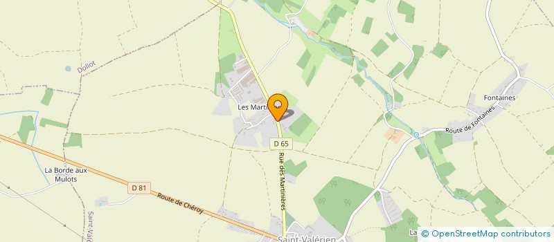 localisation de l'entreprise L ESPOIR DES ETOILES DE SAINT VALERIEN  SAINT-VALERIEN