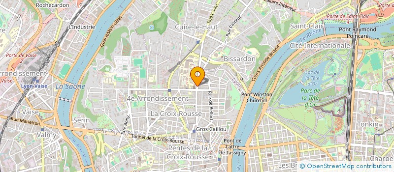 localisation de l'entreprise L ESPOIR DU PLATEAU CINEMA à LYON