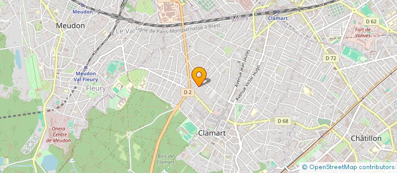 localisation de l'entreprise L'ESPOIR DU SOLEIL à CLAMART